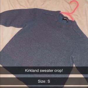 Cropped sweater